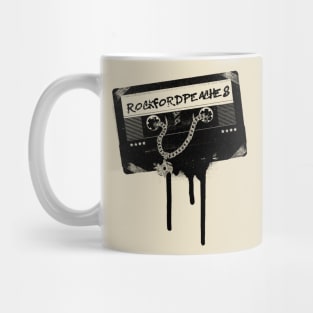 Rockford Peaches - Black Cassette Music Mug